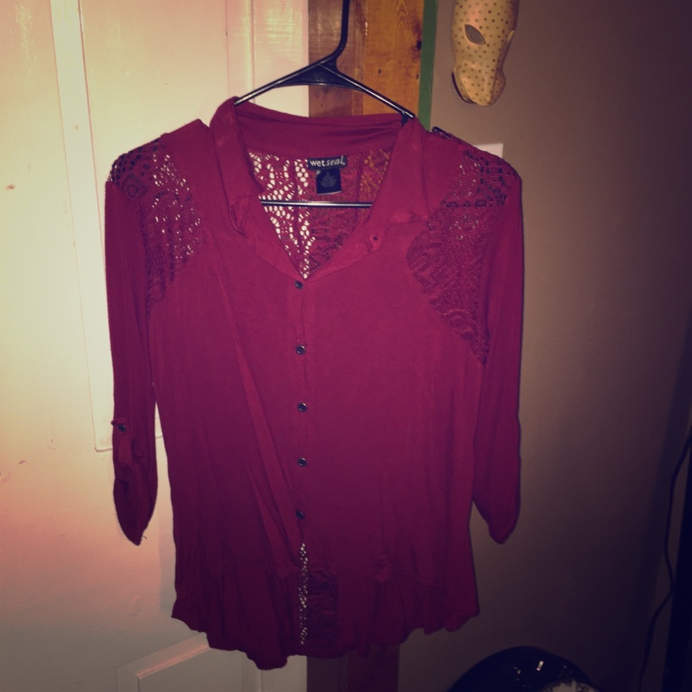 Red Wet Seal Shirt